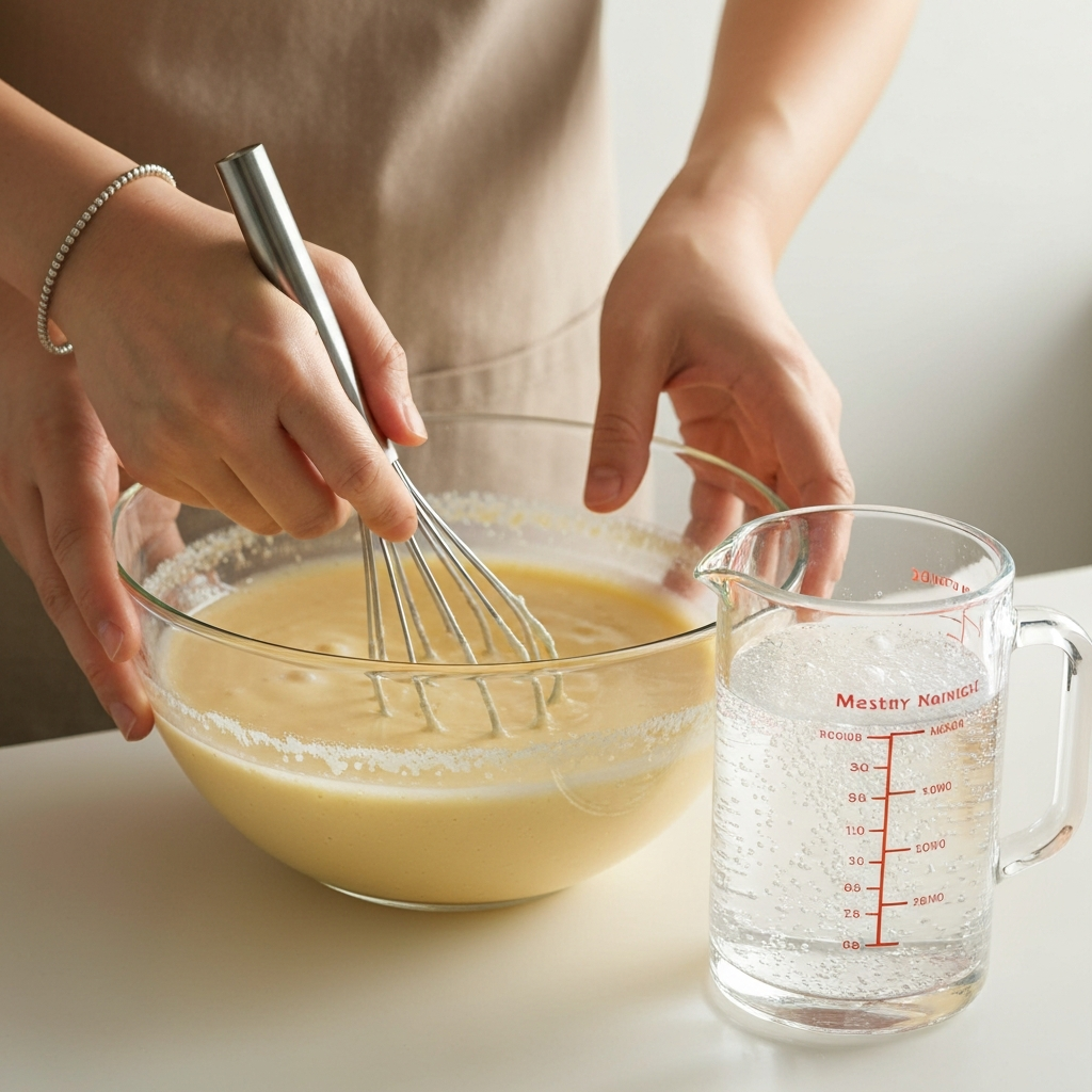 바삭한 튀김옷 반죽