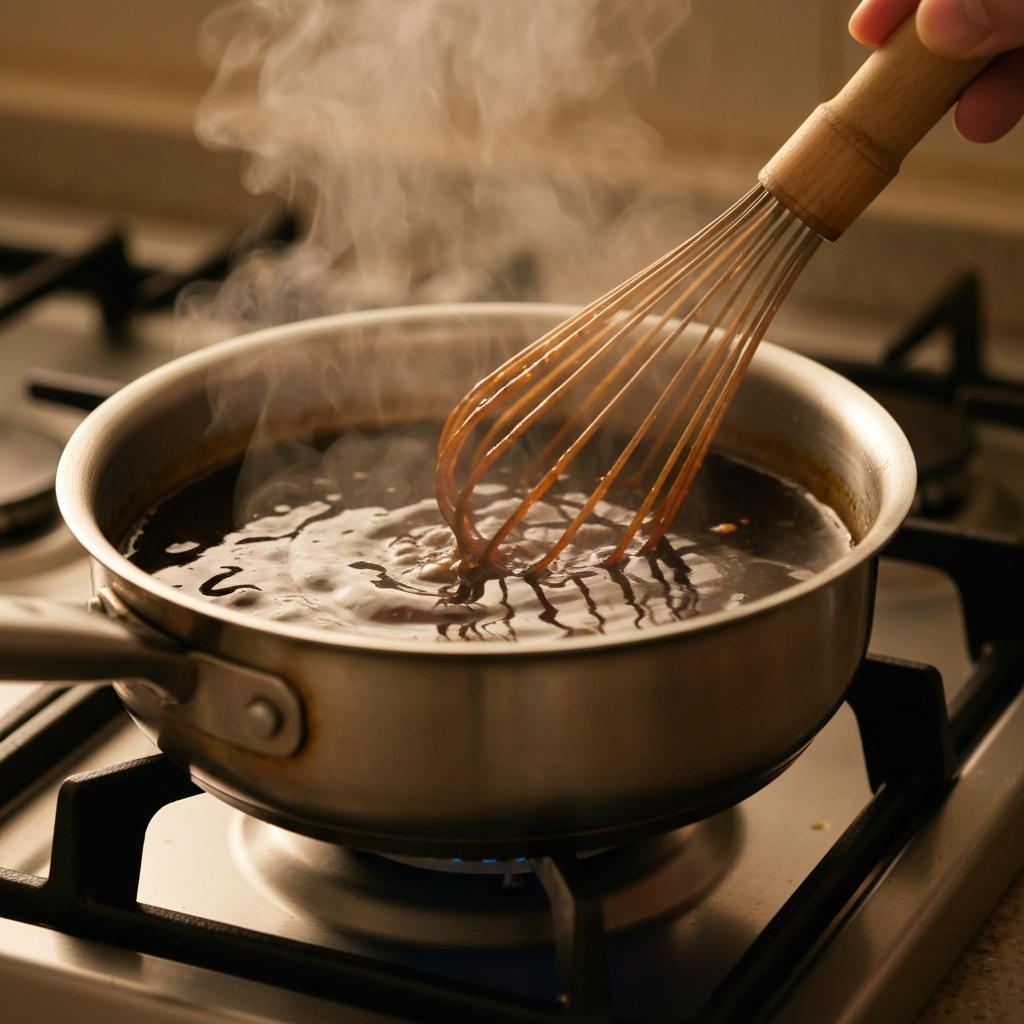 농도 있는 간장 마늘 소스